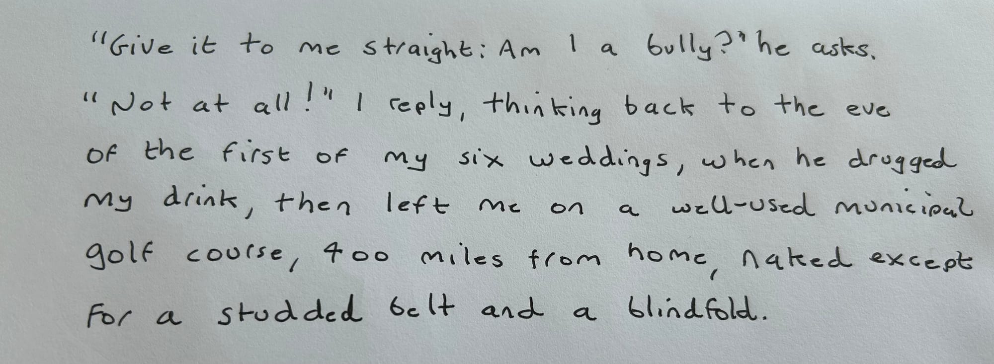 Richard's Existential Diary