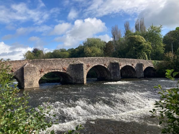 Talking To Art Garfunkel About Books On A Bridge In South West England